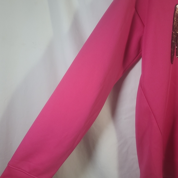 Juicy Couture Pink Meow Long Sleeve Shirt Sequins Size Large - Picture 8 of 16